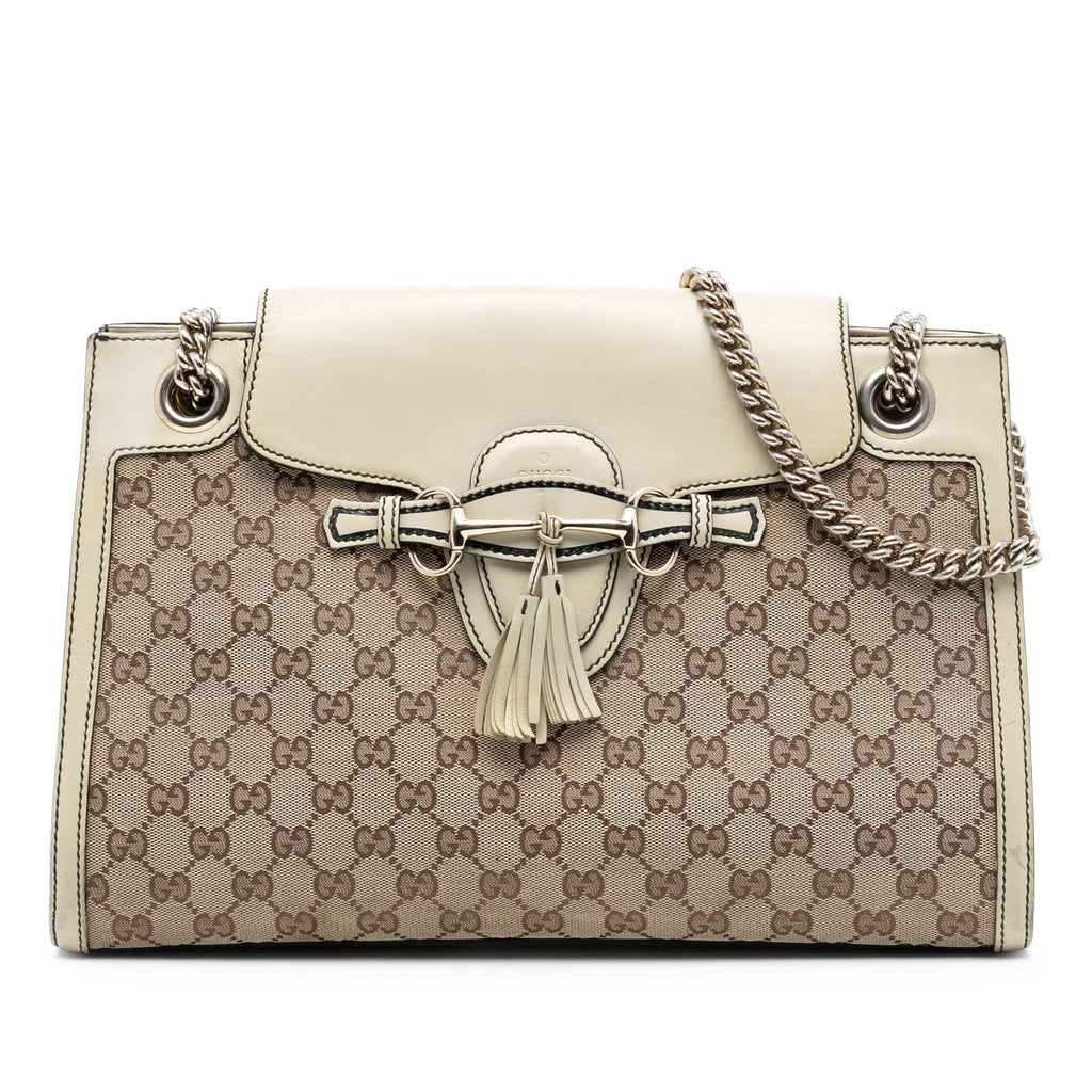 Large GG Canvas Emily Shoulder Bag