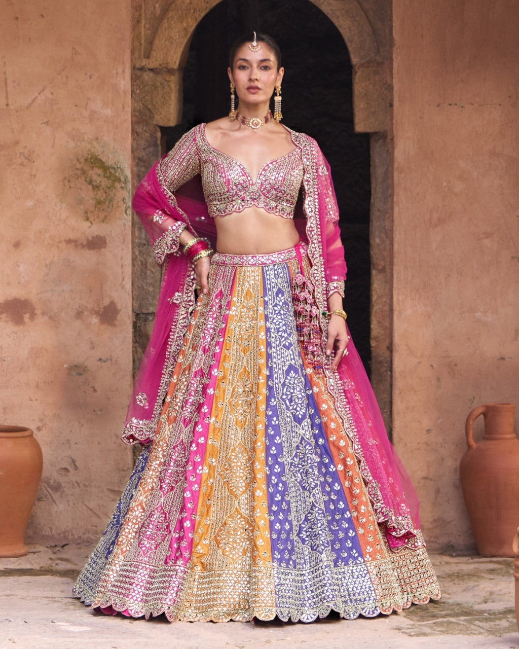 Prism Lehenga Set By KYNAH, Luxury Indian Fashion & Bridal Wear