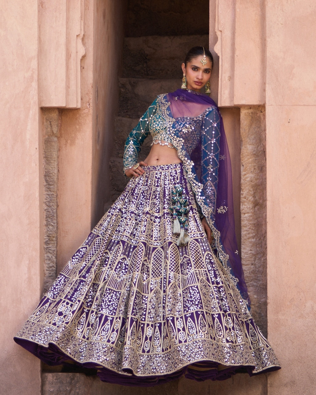 Neelam Lehenga Set By KYNAH, Luxury Indian Fashion & Bridal Wear