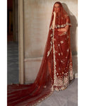 The Mashaal Tangerine Sari Set By KYNAH, Luxury Indian Fashion & Bridal Wear