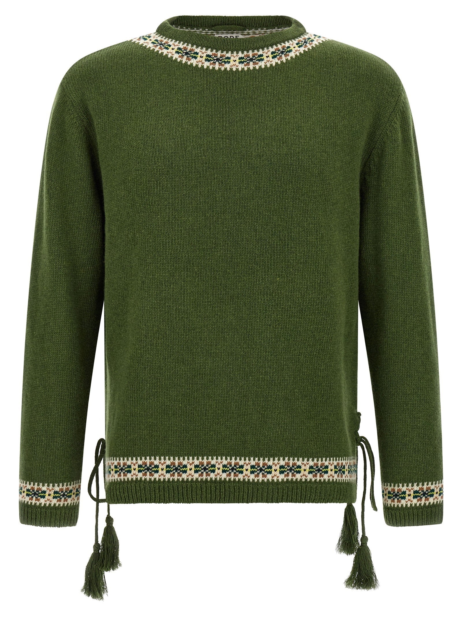 Bode Moritz Sweater — Green