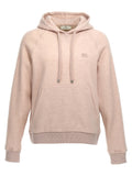 Etro Logo-Embroidered Wool Blend Hoodie — Beige