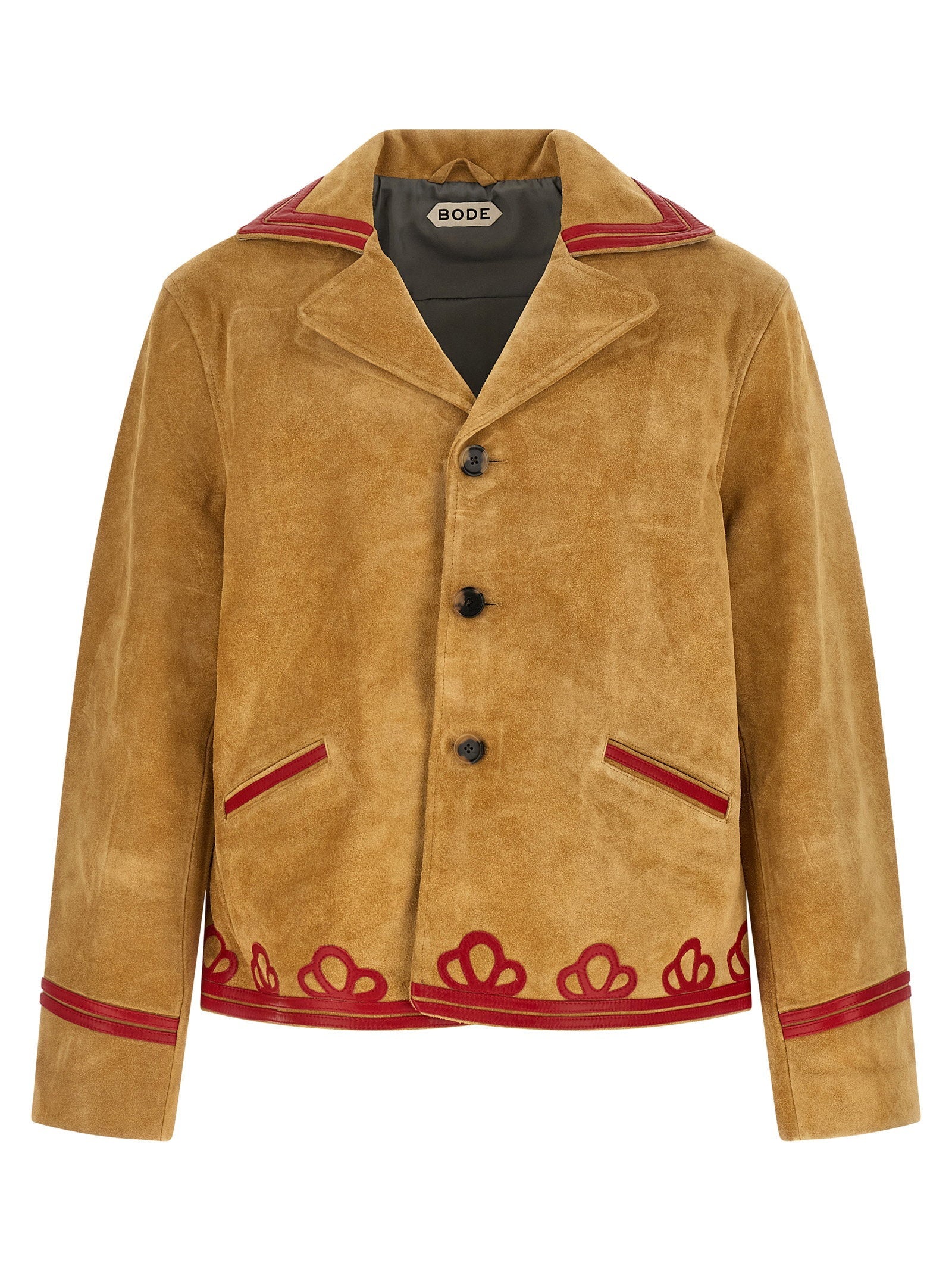 Bode Trefoil Jacket — Caramel