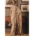 The Story of Masai Mulberry Silk Sari Set By KYNAH, Luxury Indian Fashion & Bridal Wear