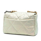 Large Iridescent Lambskin 19 Flap
