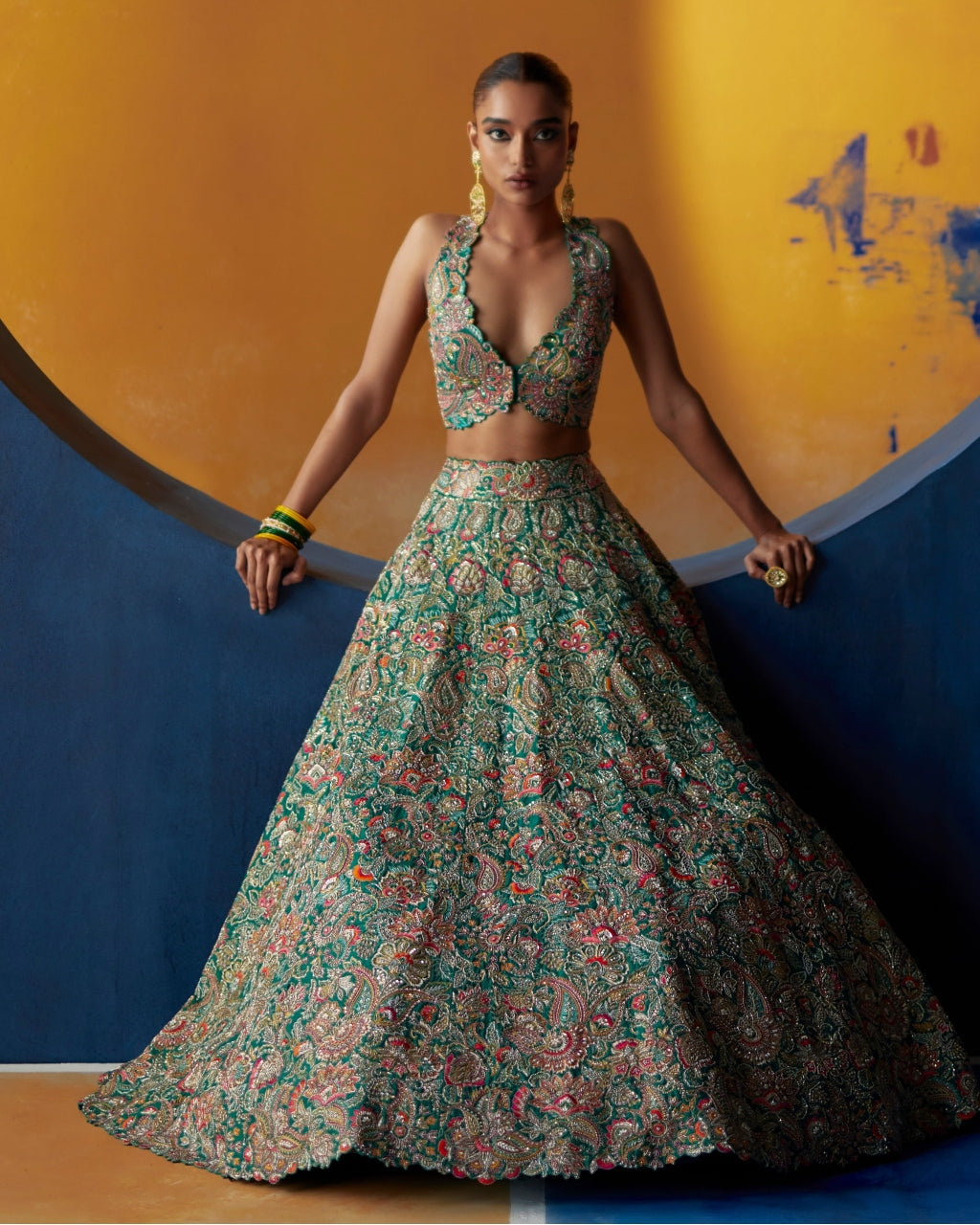 Meera Lehenga Set By KYNAH, Luxury Indian Fashion & Bridal Wear