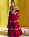 Meher Skirt Set By KYNAH, Luxury Indian Fashion & Bridal Wear