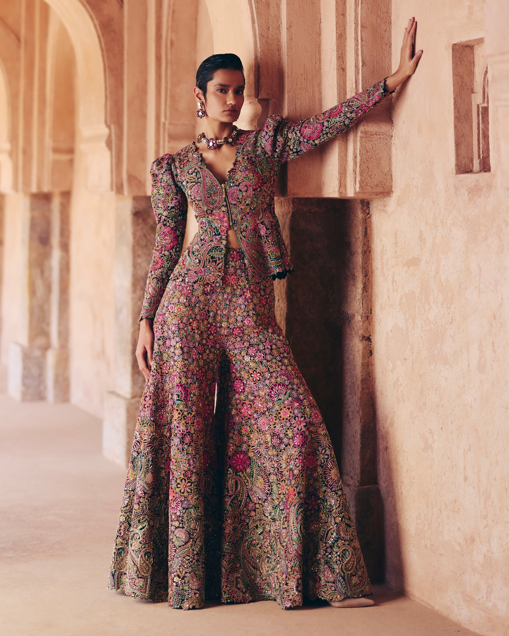 Rindha Jacket Pant Set By KYNAH, Luxury Indian Fashion & Bridal Wear