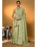 Mint Rose Blush Kurta Set By KYNAH, Luxury Indian Fashion & Bridal Wear