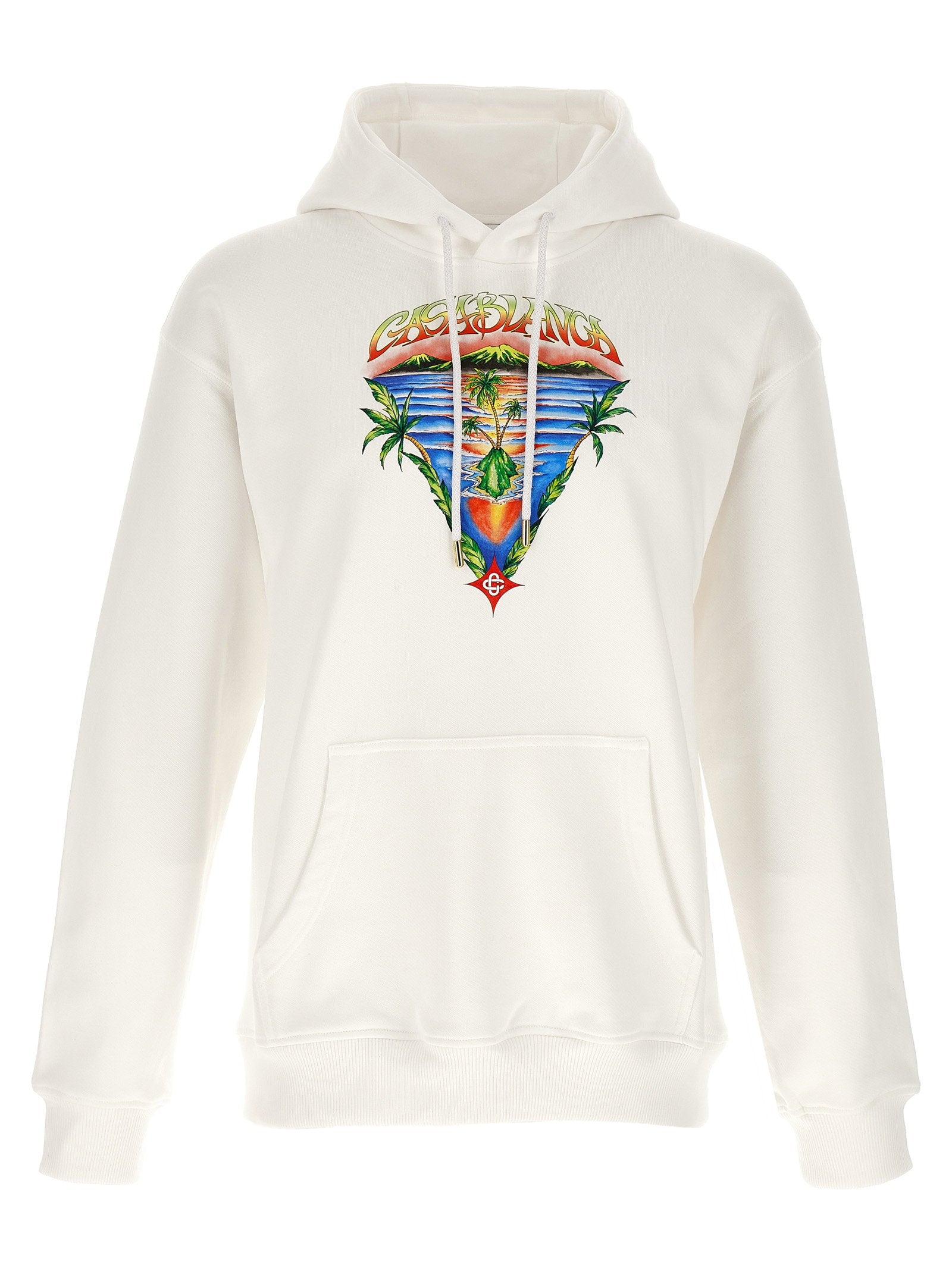 Casablanca Innocence Triangle Hoodie — White