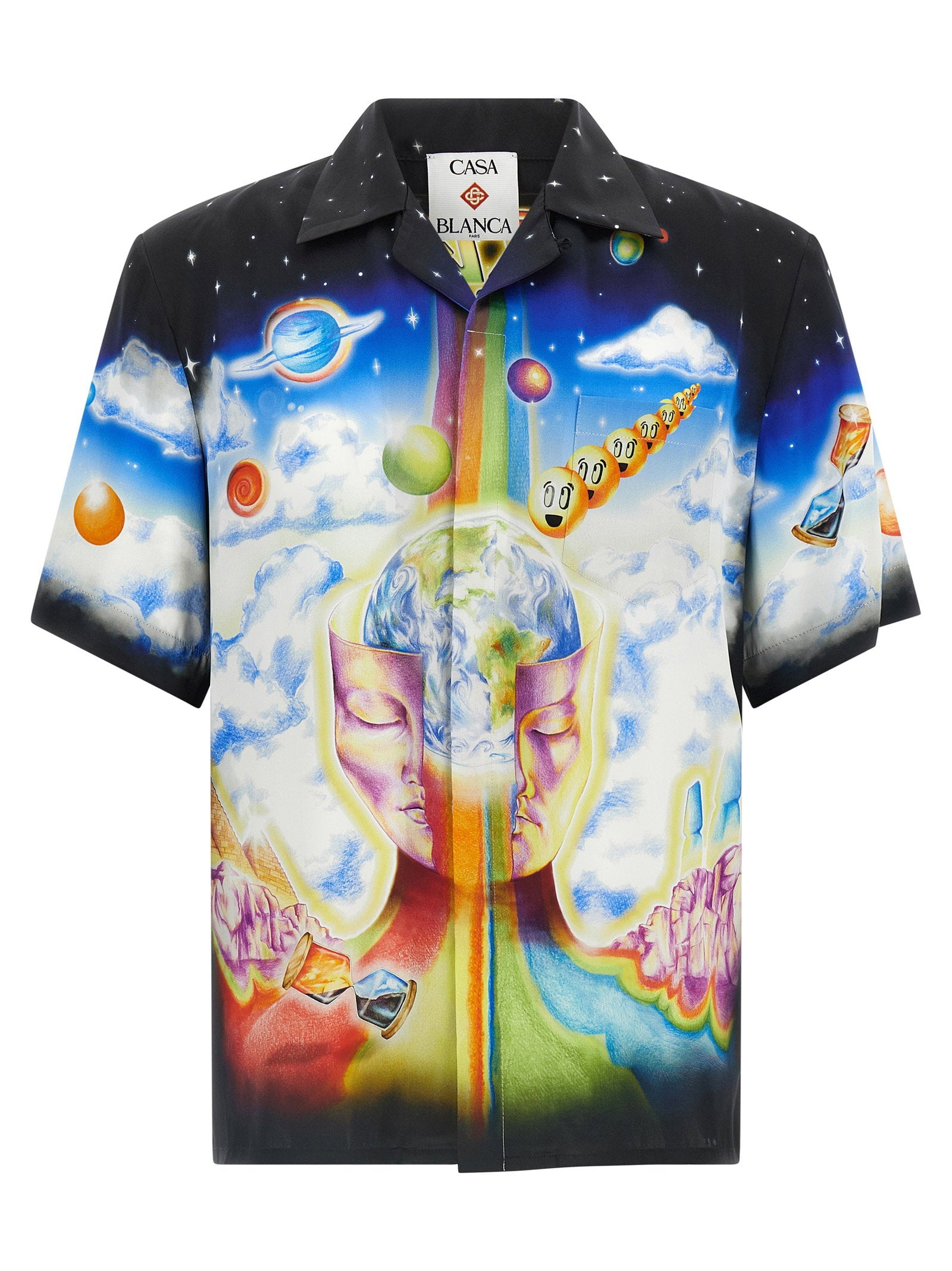 Casablanca The Essential Experience Print Shirt — Black