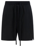 Thom Krom Stretch Cotton Jersey Bermuda Shorts — Black