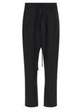 Thom Krom Organic Cotton Jersey Joggers — Black