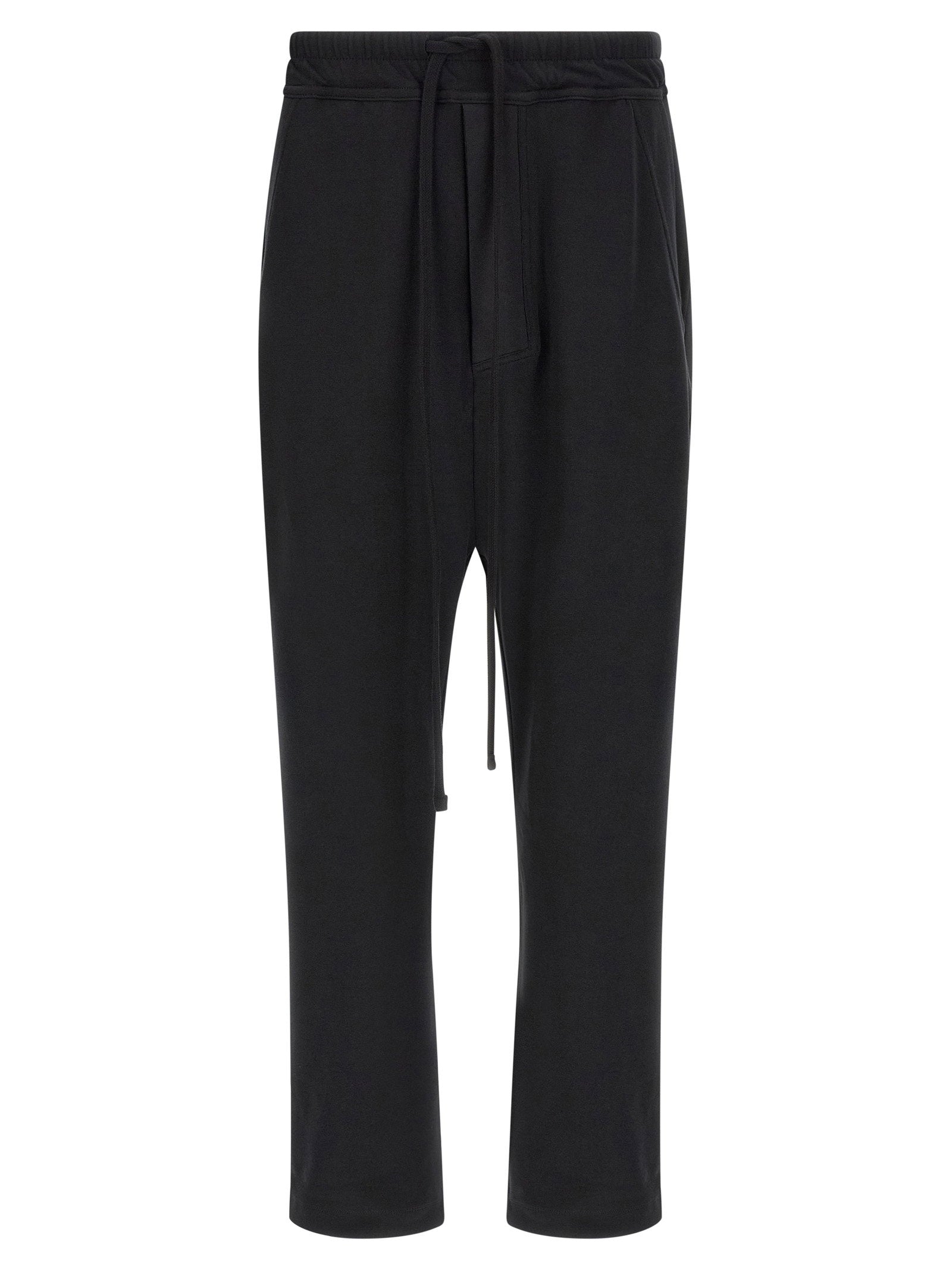 Thom Krom Organic Cotton Jersey Joggers — Black