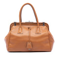 Goatskin Madras Cerniera Handbag