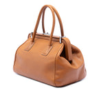 Goatskin Madras Cerniera Handbag
