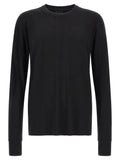Thom Krom Stretch Viscose Jersey with Thumb Holes T-shirt — Black