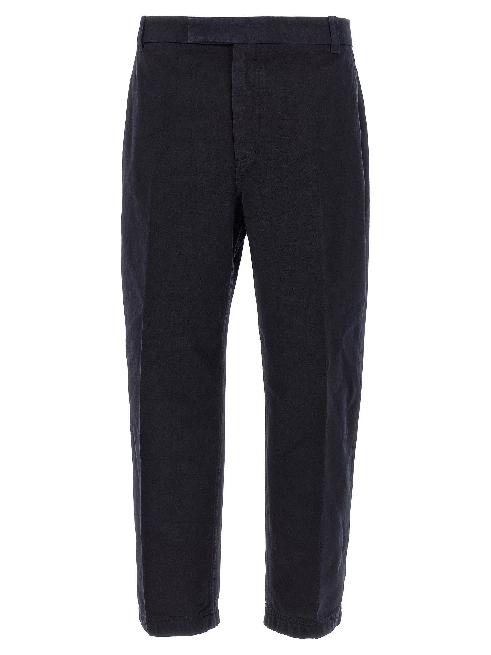 Thom Browne Utility Cotton Twill Trousers — Black