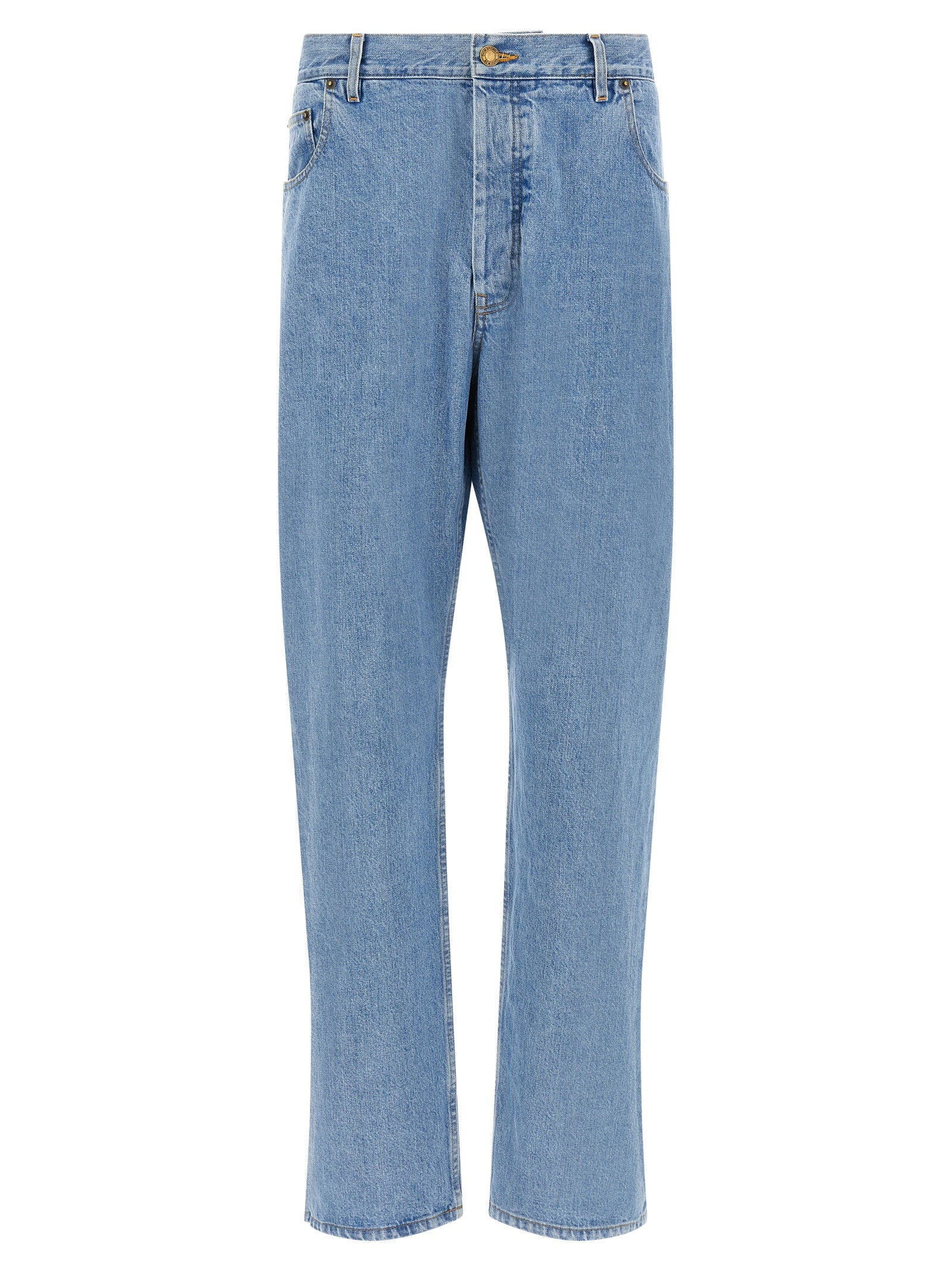 Thom Browne Japanese Selvedge Jeans — Light Blue