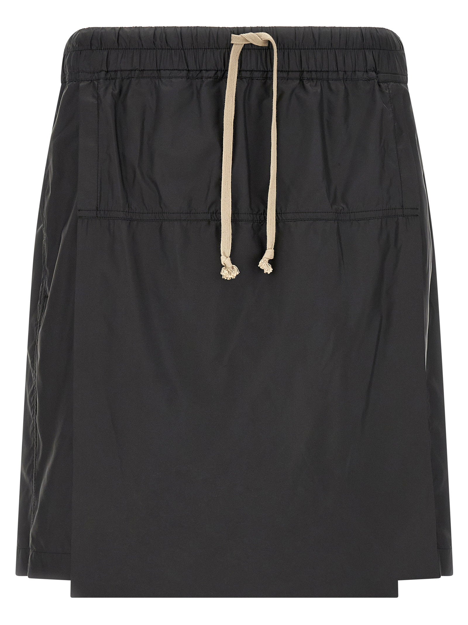 Rick Owens Technical Kilt Insert Shorts — Black