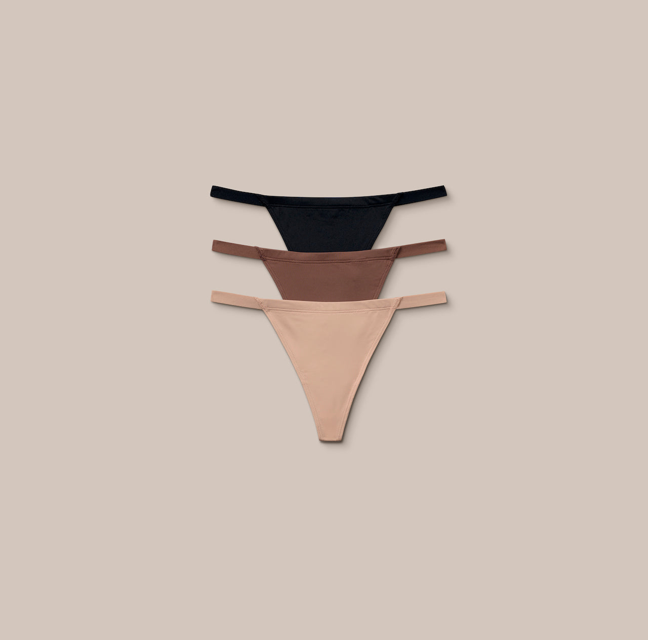 Lounge Underwear Basic G-Strings (3 Pack) - Multi