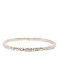 CC Silver Plated Strass Bangle