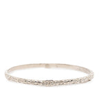 CC Silver Plated Strass Bangle