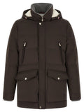 Brunello Cucinelli Quilted Parka — Charcoal