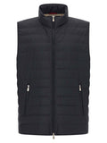 Brunello Cucinelli Quilted Goose Down Vest — Black