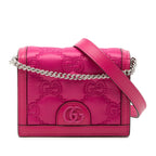 Mini GG Embossed Leather Satchel