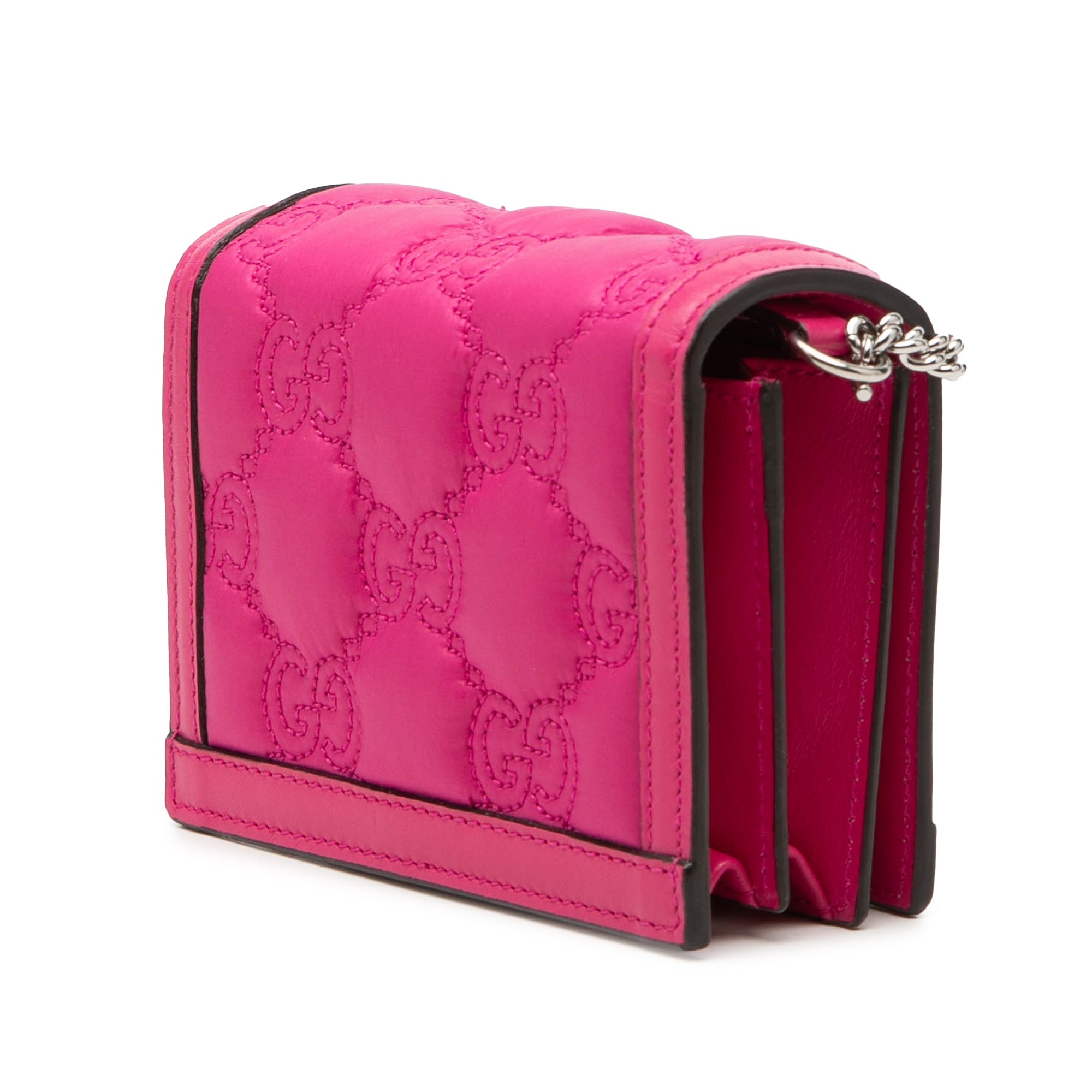Mini GG Embossed Leather Satchel