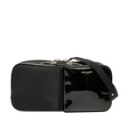 Nylon and Patent Crossbody