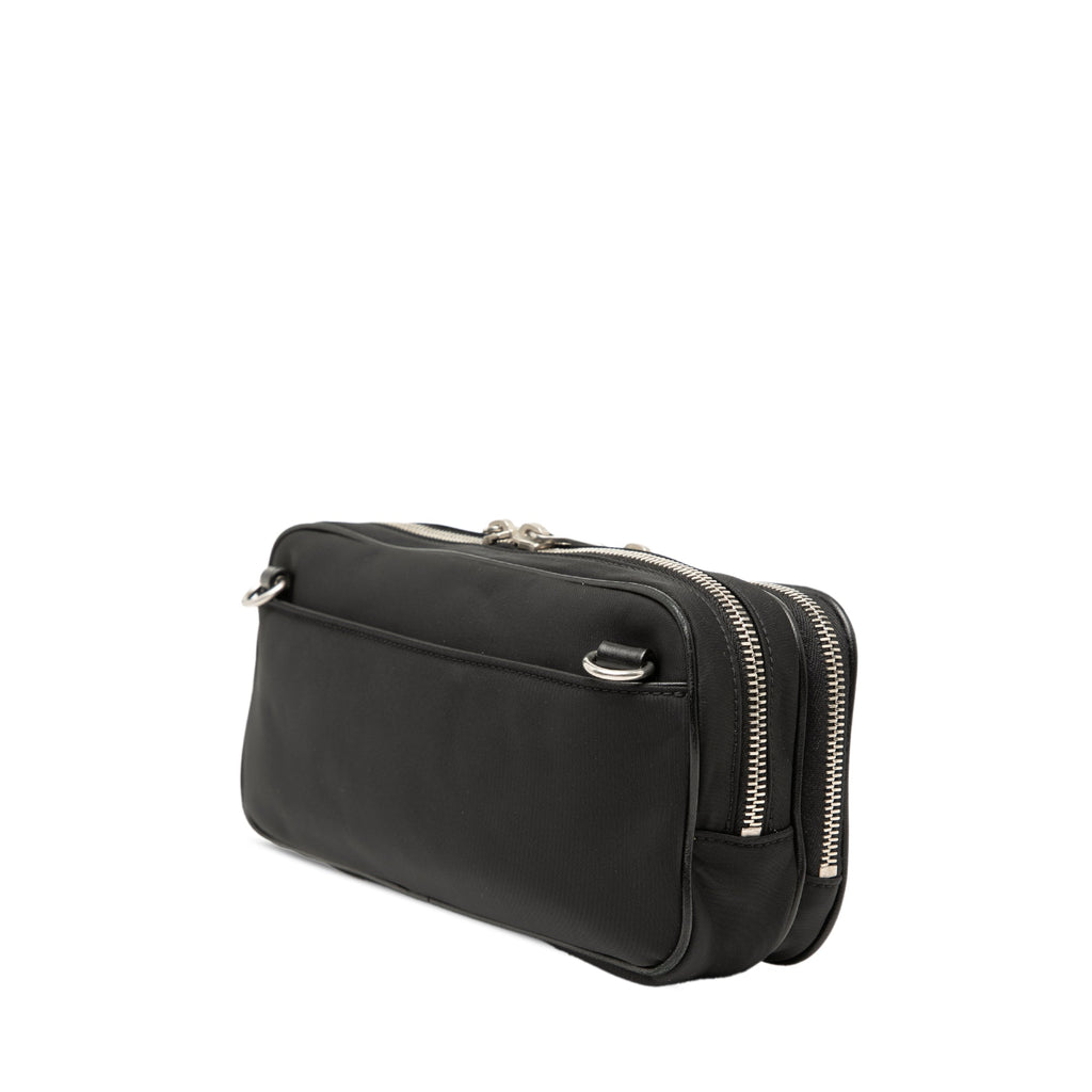 Nylon and Patent Crossbody