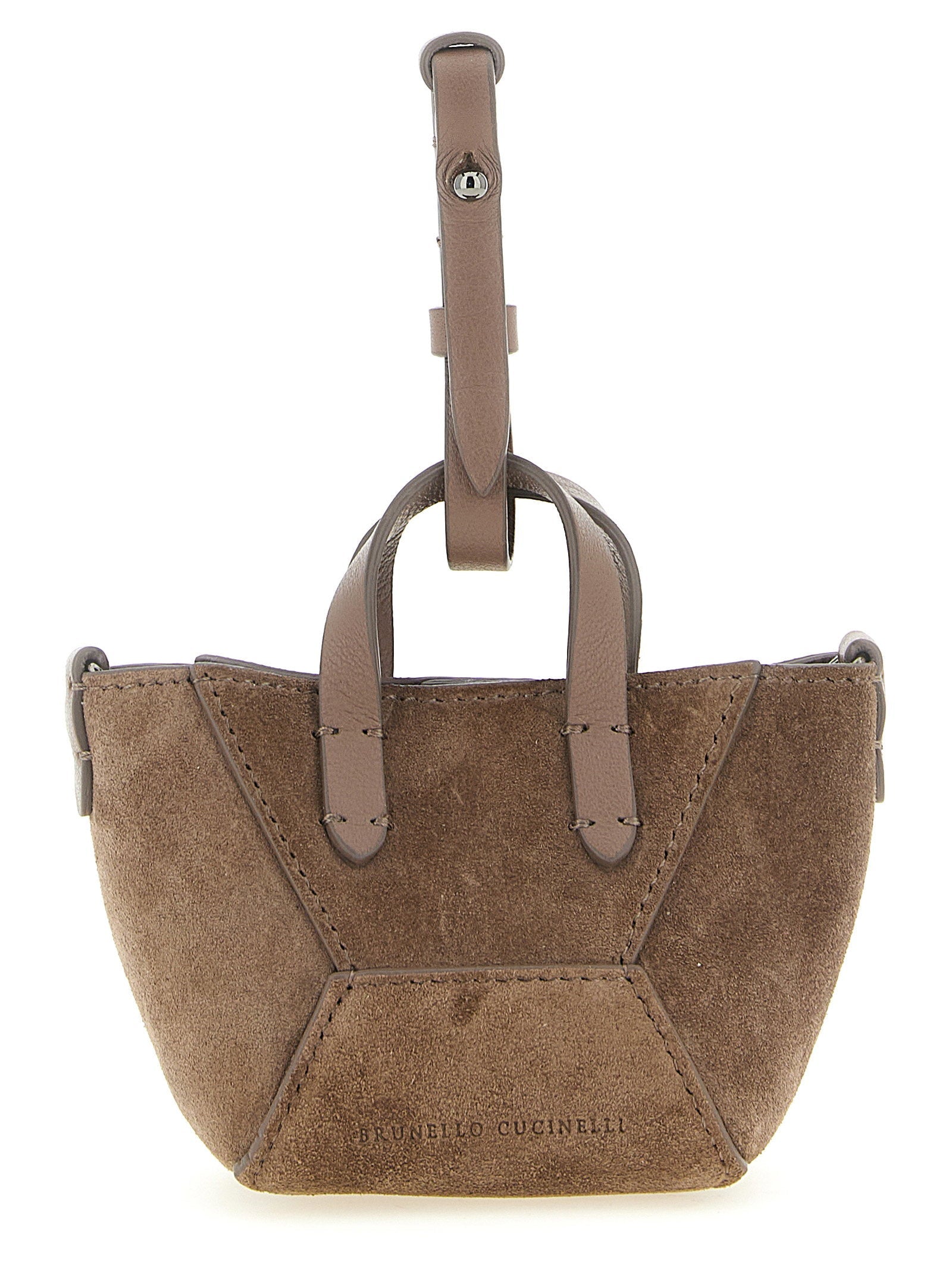 Brunello Cucinelli BC Duo Mini Bag — Taupe
