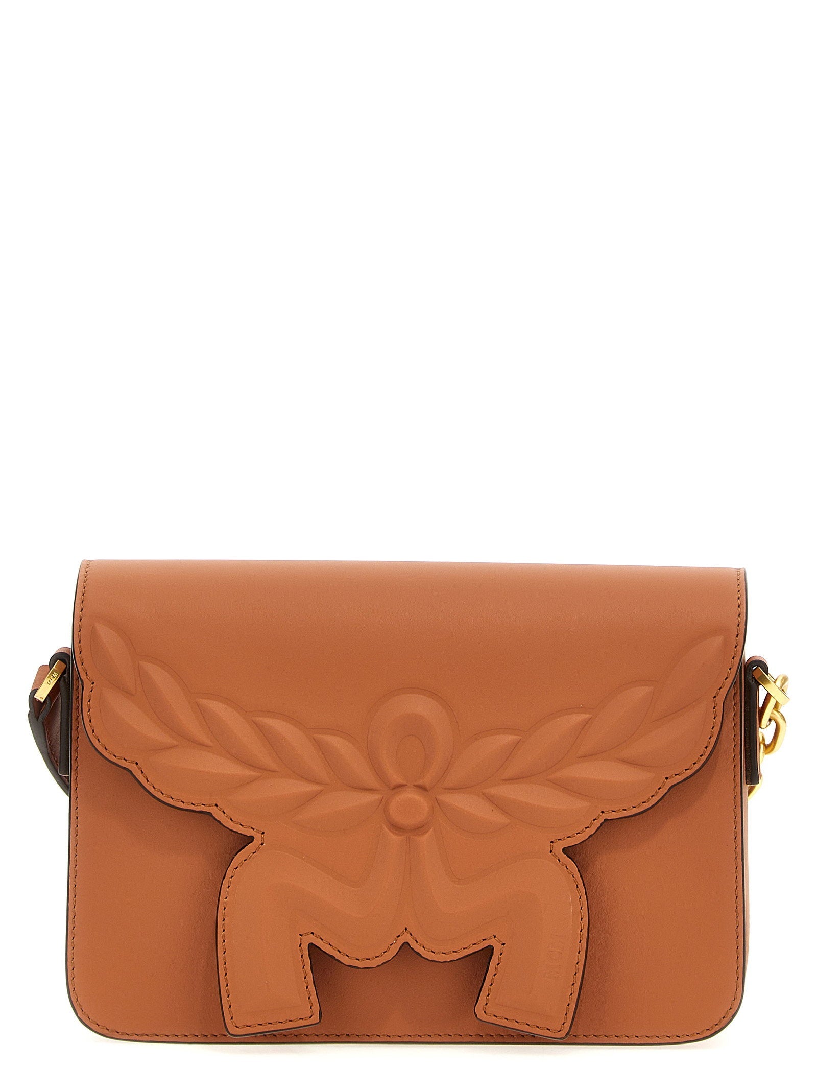 Mcm Himmel Crossbody Bag — Tan