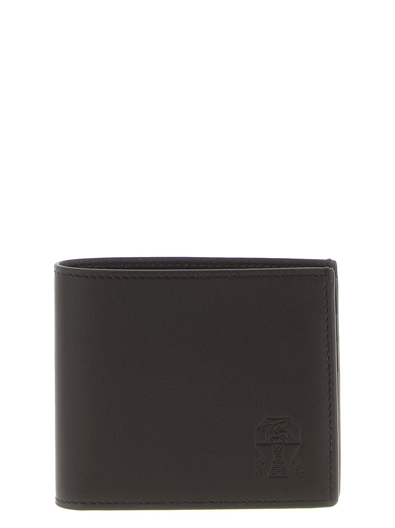 Brunello Cucinelli Leather Wallet — Black