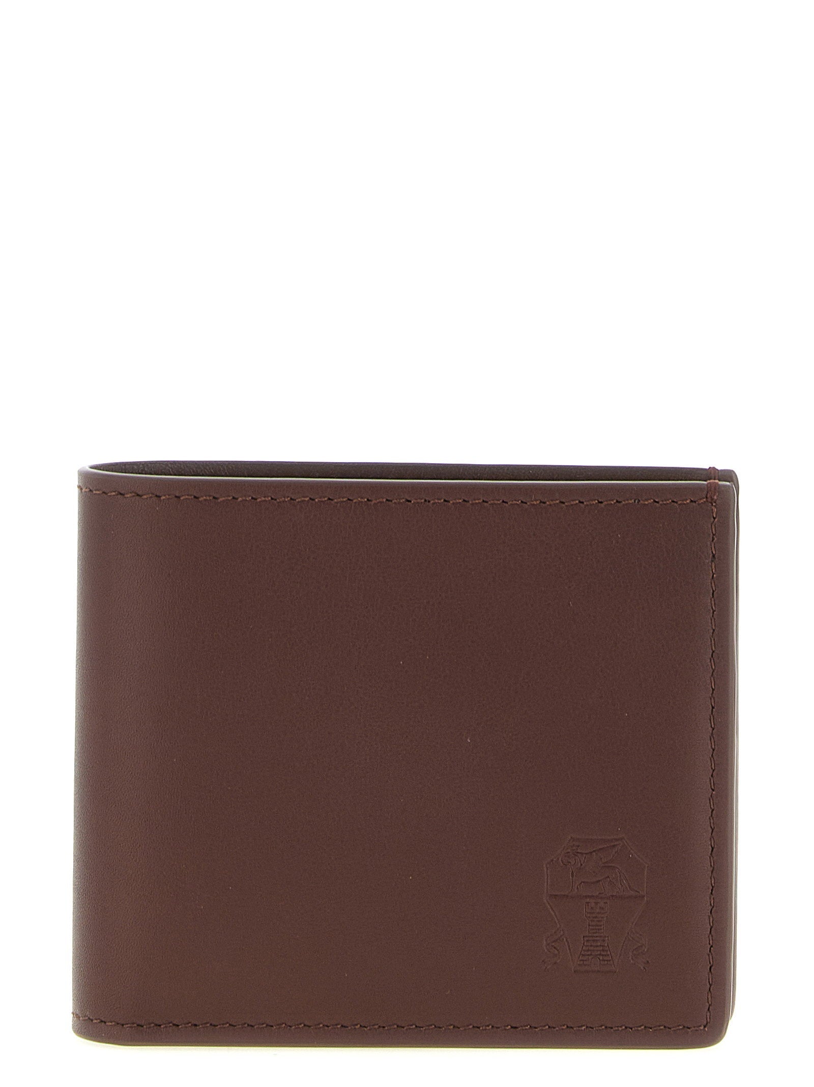 Brunello Cucinelli Leather Wallet — Brown