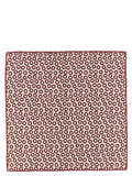 Brunello Cucinelli Polka Dot Silk Pocket Square — Cream