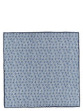 Brunello Cucinelli Polka Dot Silk Handkerchief — Blue