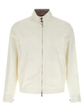 Brunello Cucinelli Techno Cotton Jacket — Cream