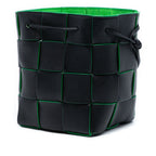 Small Nappa Maxi Intrecciato Cassette Bucket Bag