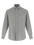 Brunello Cucinelli Cotton Shirt — Gray