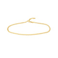 Open Curb Chain Adjustable Anklet
