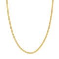 Oval Snake Chain with Lobster Lock