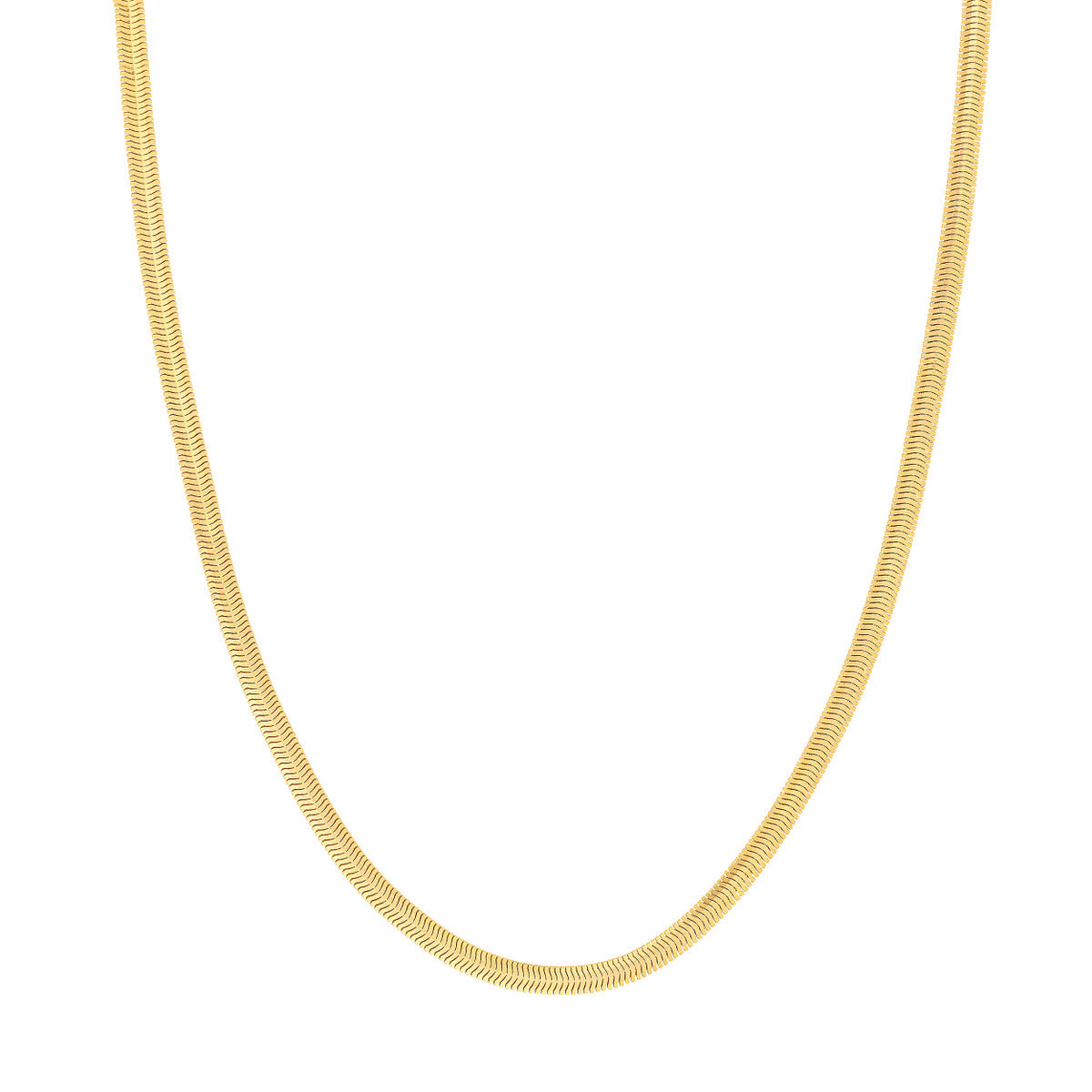 Oval Snake Chain with Lobster Lock