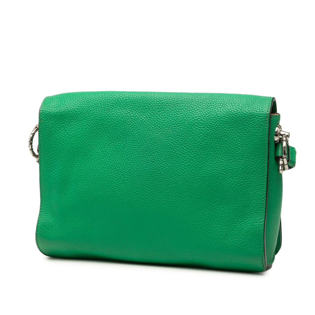 Pebbled Calfskin Anagram Flap Crossbody