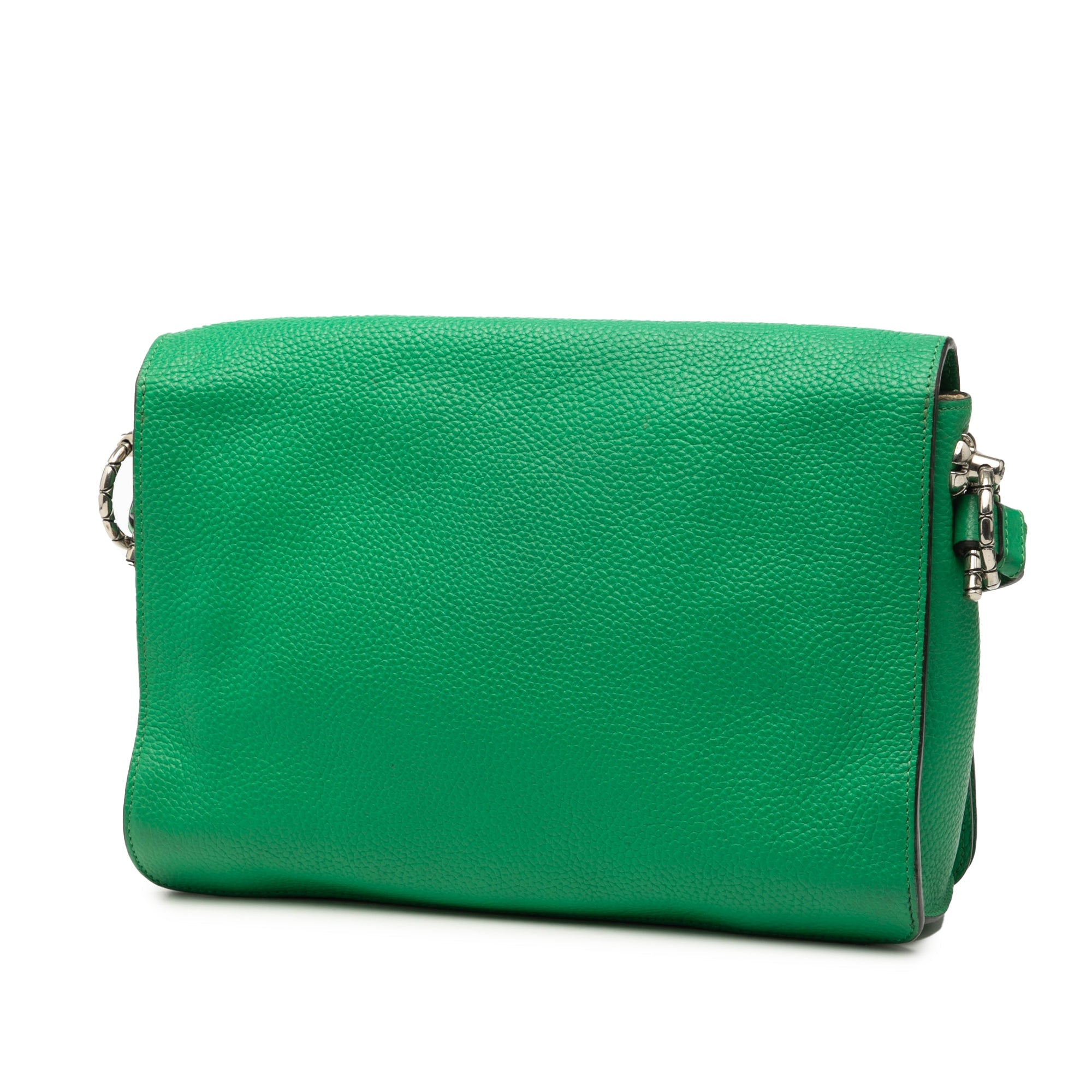 Pebbled Calfskin Anagram Flap Crossbody