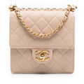 Small Quilted Lambskin Chic Pearls Flap