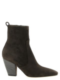 Brunello Cucinelli Precious Heel Monile Ankle Boot — Black