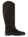 Brunello Cucinelli Suede Boot — Black